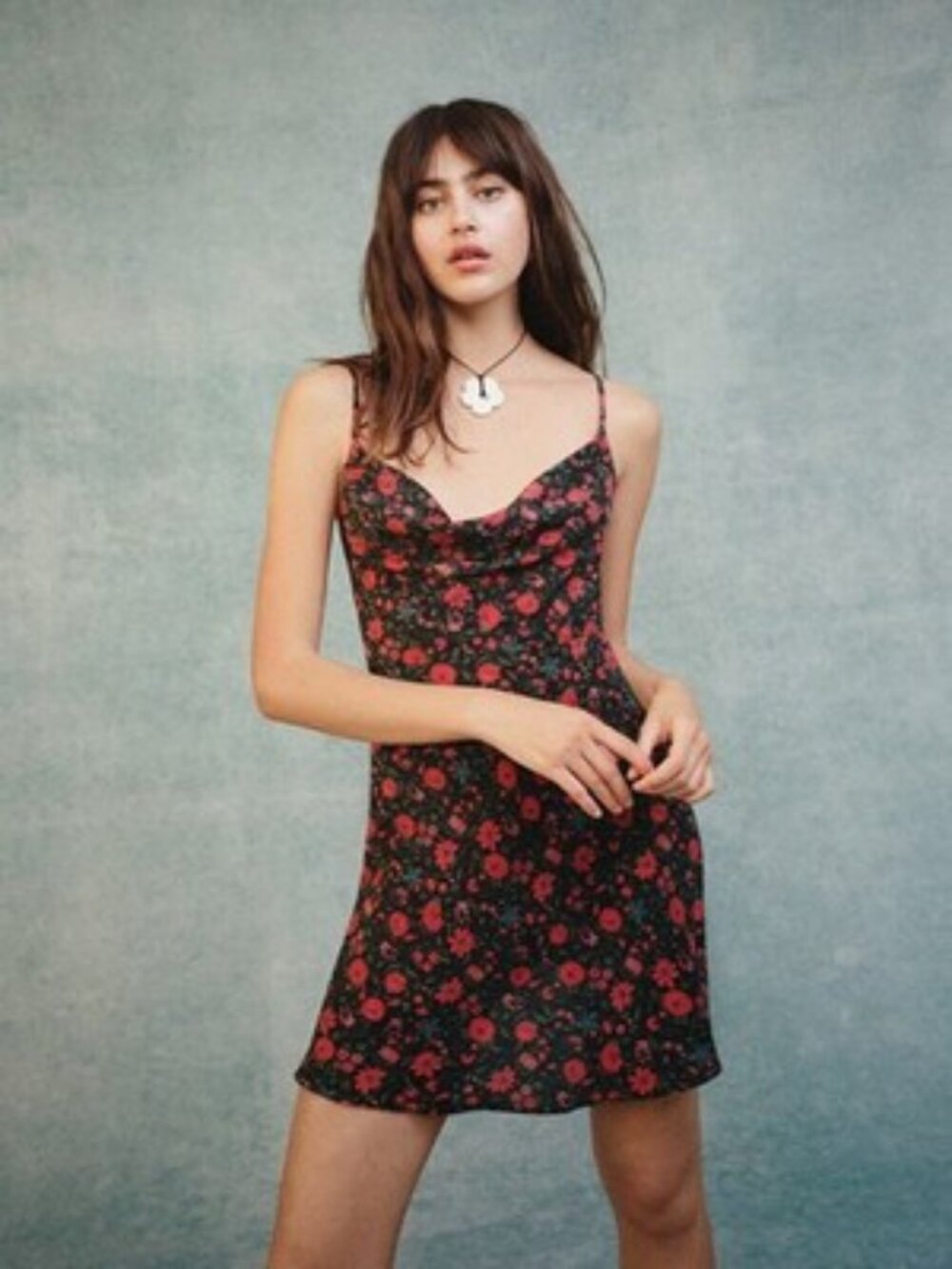 NWOT Réalisation Par The Montague dress in black batik print - Size XS